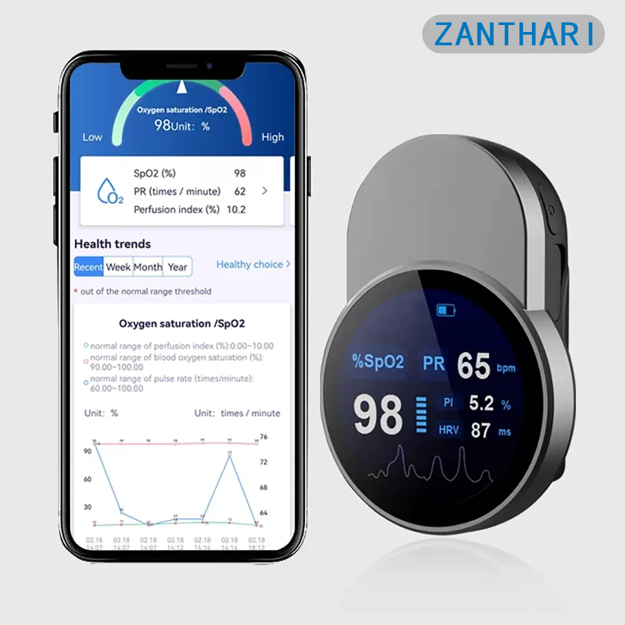 Pulse Oximeter Fingertip Rechargeable - Ossimetro da dito per la misurazione