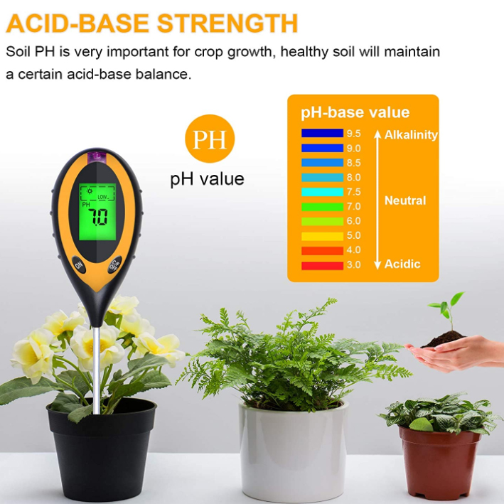 Tester 4 in 1 per pH, Luce, Te - Ph Meter Digital Water Tester recensione e prezzo