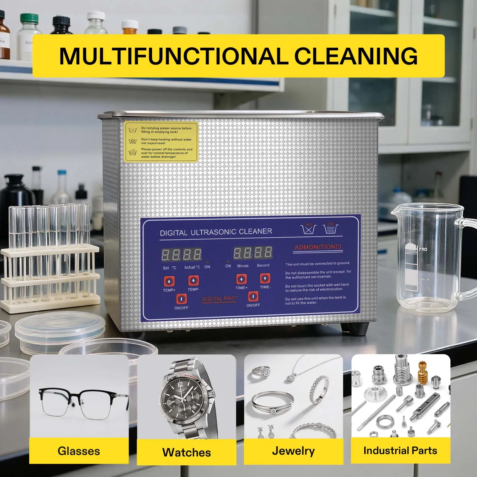 SIHAO, pulitore industriale a  - Ultrasonic Cleaner 30L Industrial recensione e prezzo