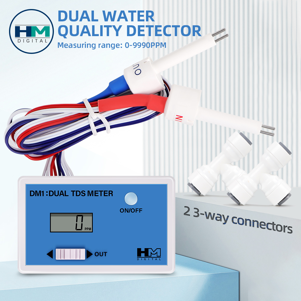 DM1 Dual TDS Tester della qual - Ph Meter Digital Water Tester recensione e prezzo
